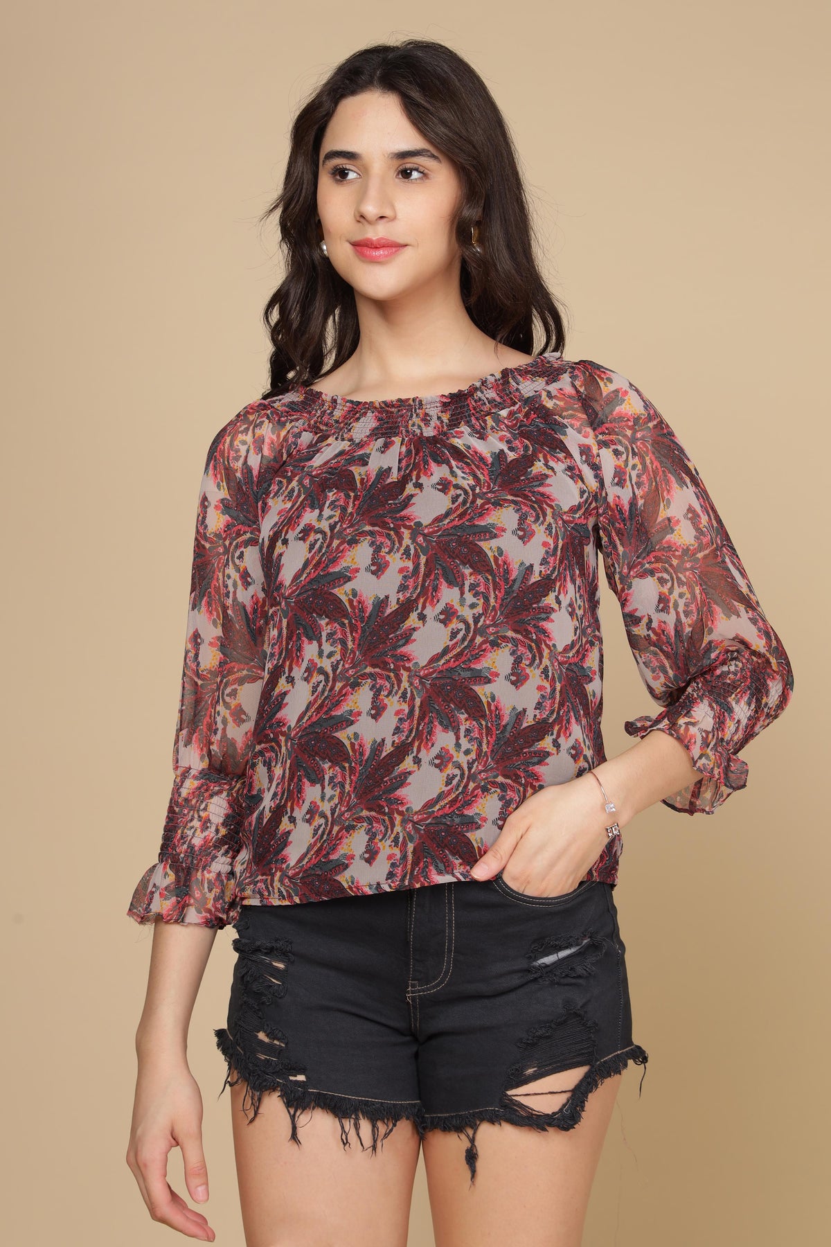 MULTI OFF-SHOULDER TOP