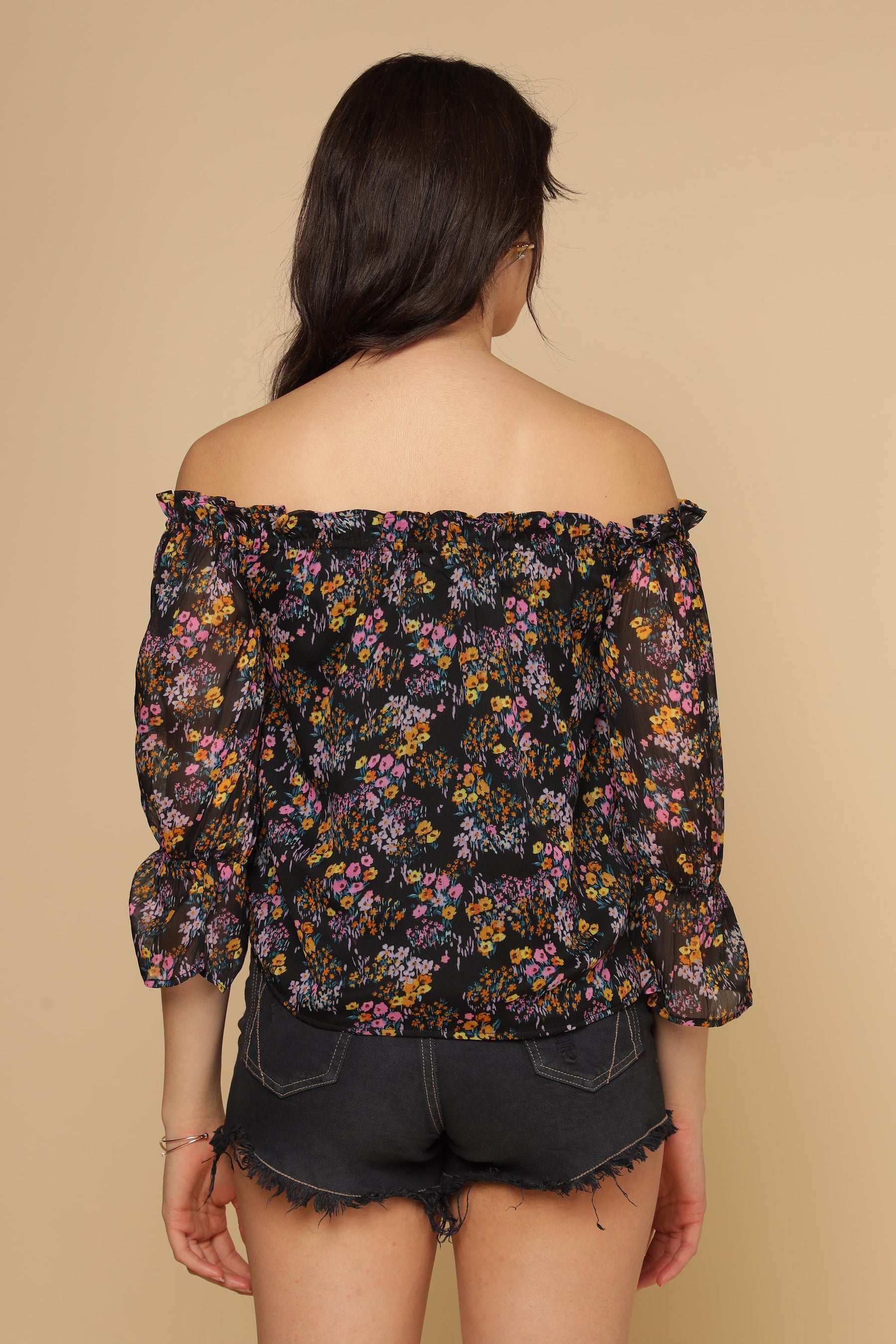 MULTI FLORAL TOP