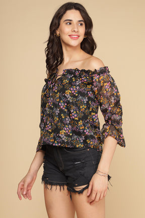 MULTI FLORAL TOP