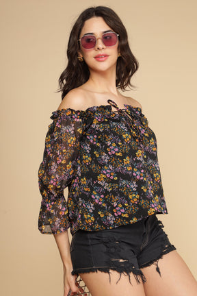 MULTI FLORAL TOP