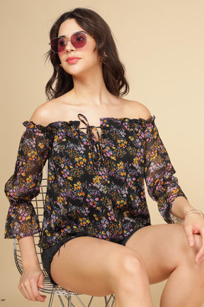 MULTI FLORAL TOP