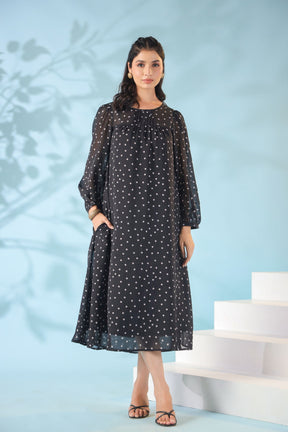 BLACK POLKA MIDI