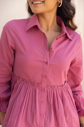 MAUVE COTTON TOP