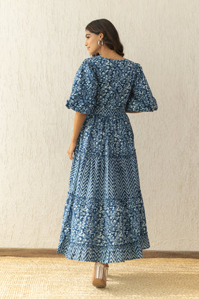 INDIGO COTTON MAXI