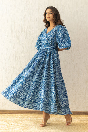 INDIGO COTTON MAXI