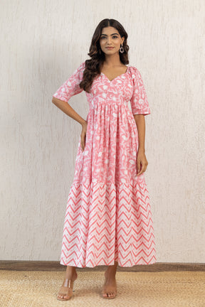 PINK COTTON MAXI