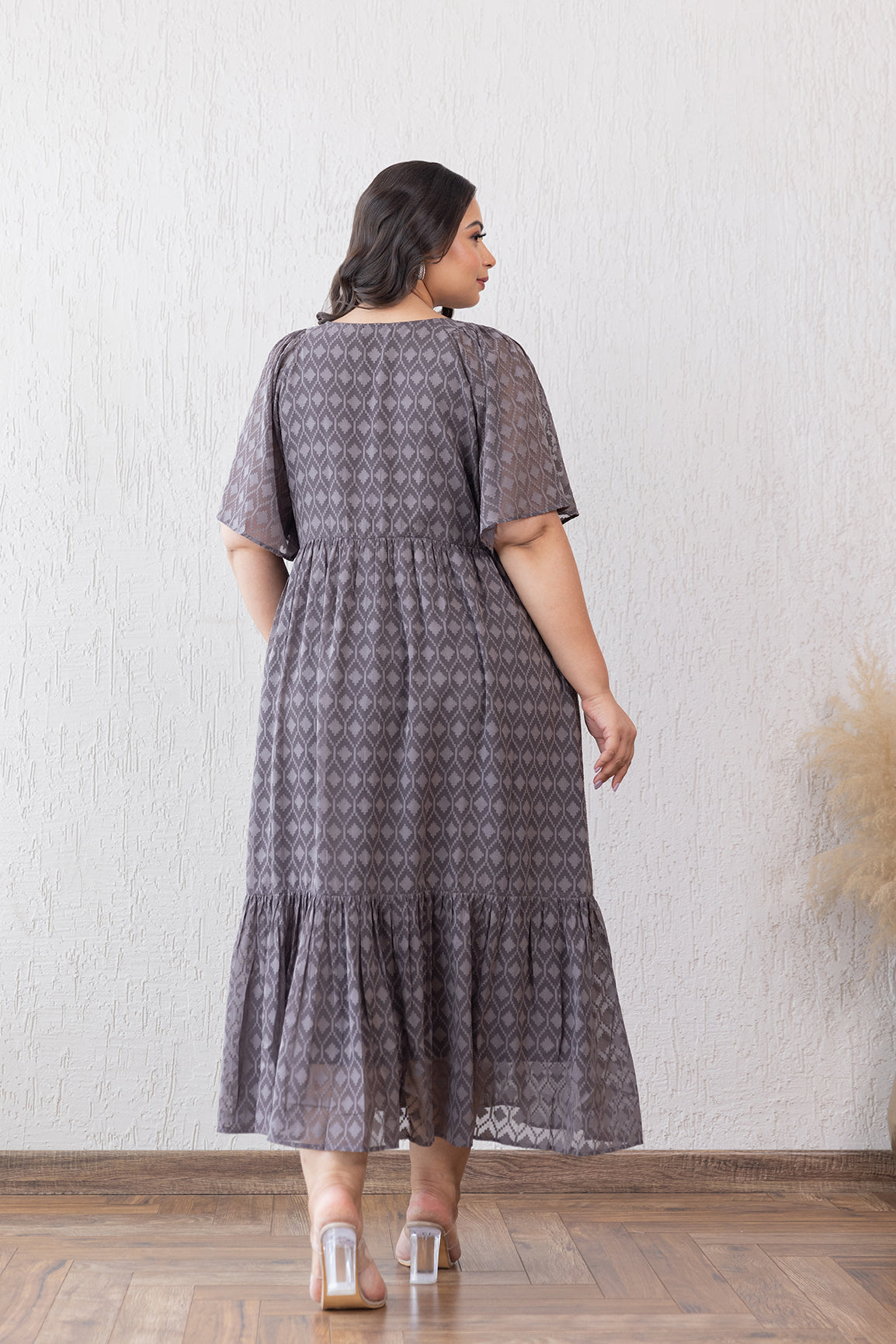 GREY JACQUARD MAXI - POLAGO PLUS