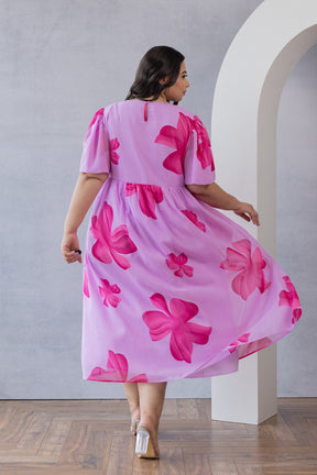 PINK FLORAL MAXI - POLAGO PLUS