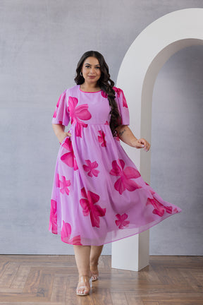 PINK FLORAL MAXI - POLAGO PLUS