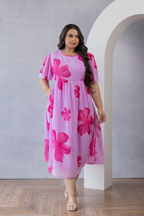 PINK FLORAL MAXI - POLAGO PLUS