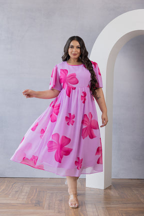 PINK FLORAL MAXI - POLAGO PLUS